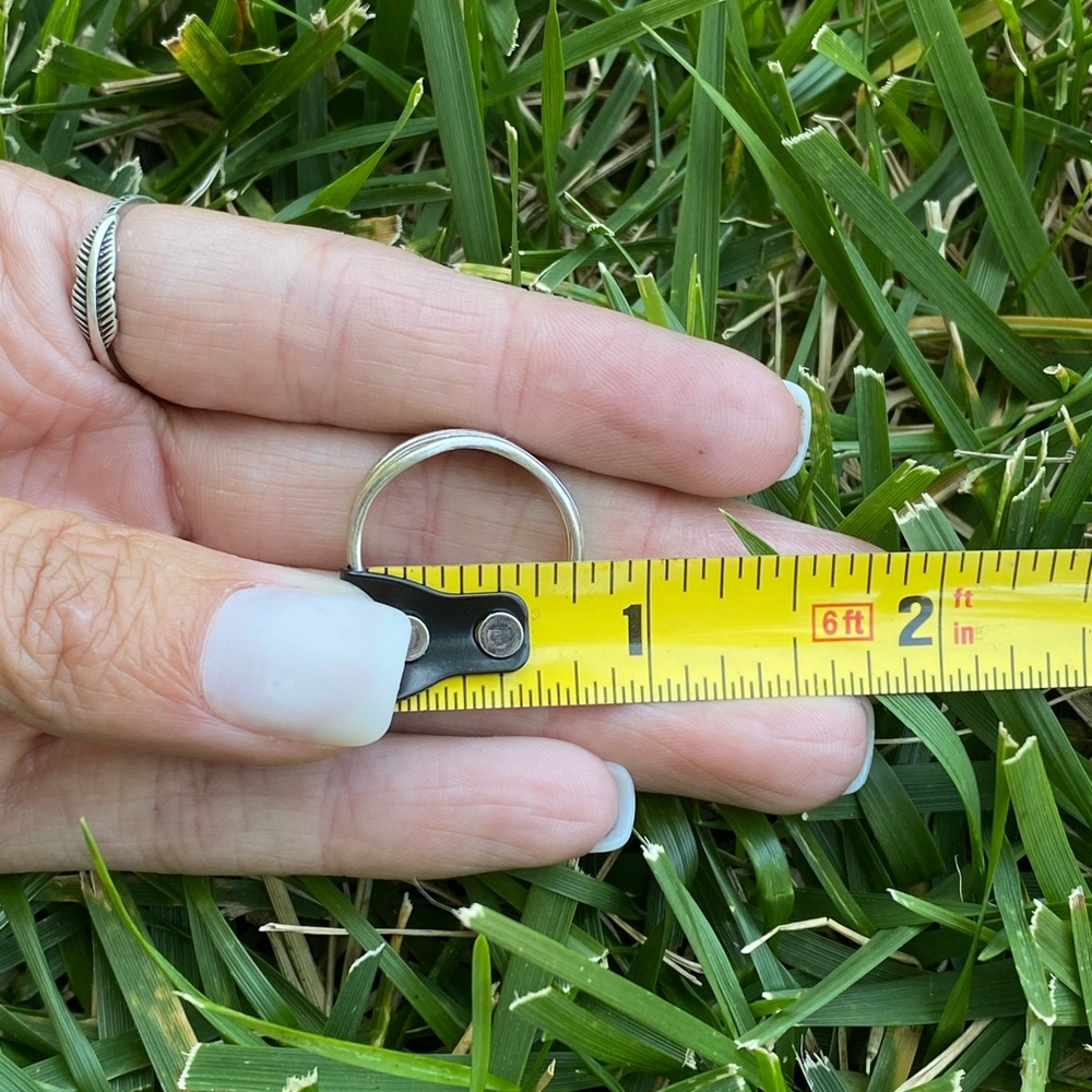 Stamped Sterling Silver Ring - image 6